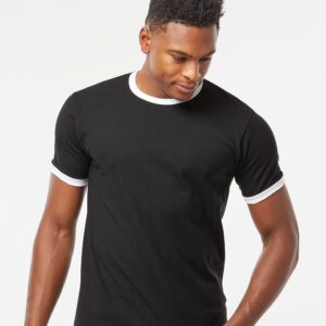 Unisex Fine Jersey Ringer T-Shirt