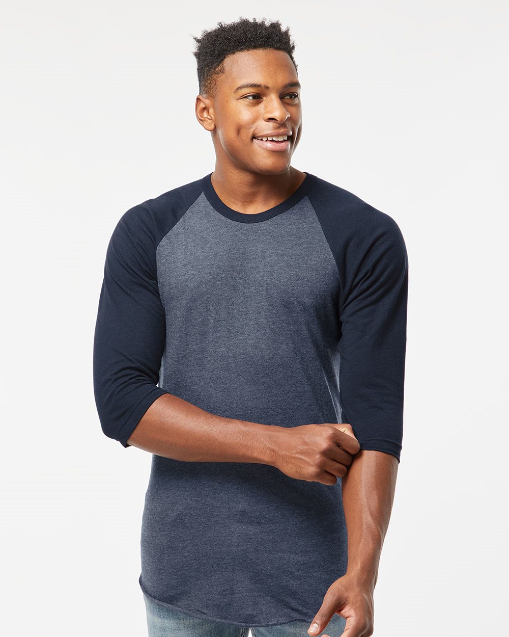 Unisex Fine Jersey Raglan T-Shirt