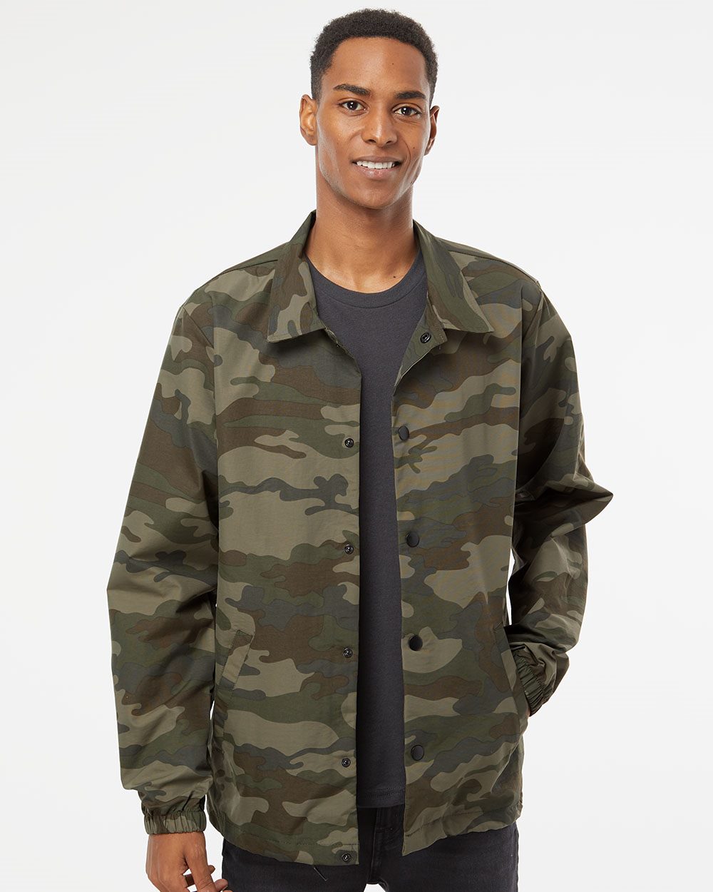 Men's Water-Resistant Windbreaker Coach’s Jacket