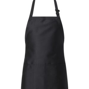Full-Length Apron with Pouch Pocket