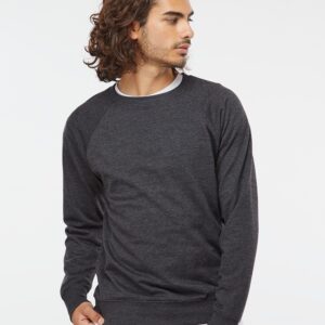 Unisex Icon Lightweight Loopback Terry Crewneck Sweatshirt