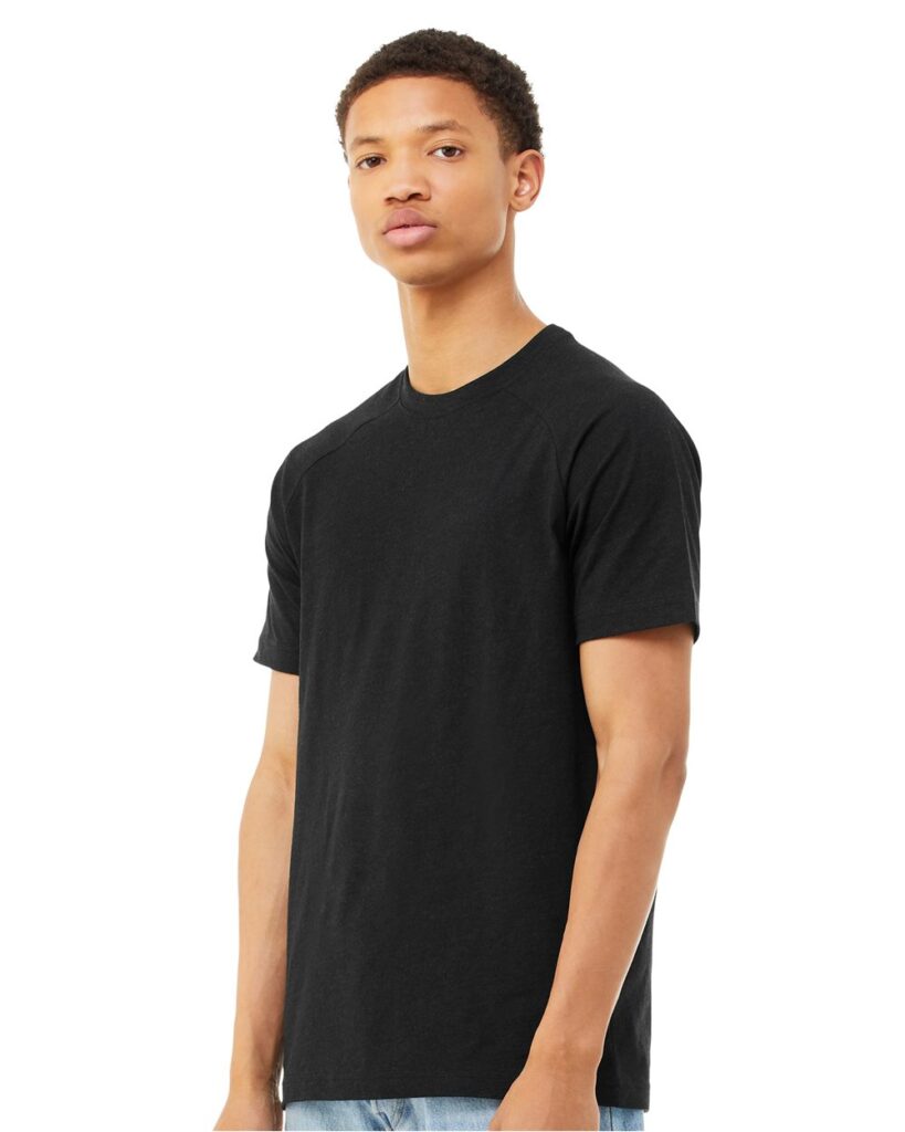 Men’s Heather CVC Raglan Tee
