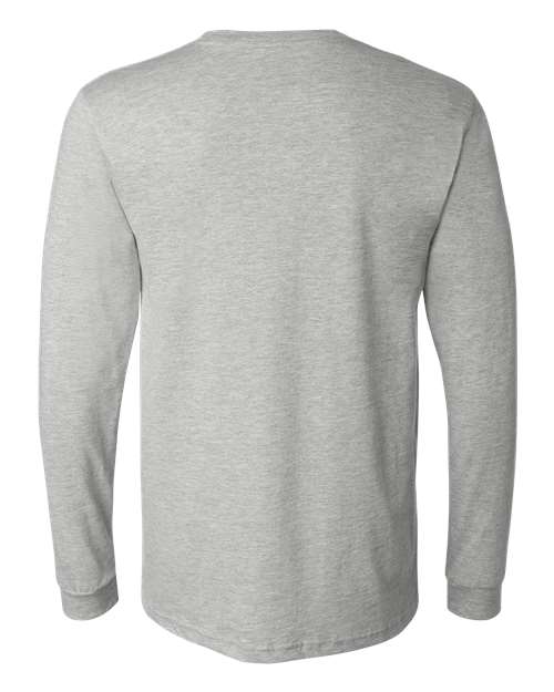 Heather CVC Long Sleeve Tee - Image 2
