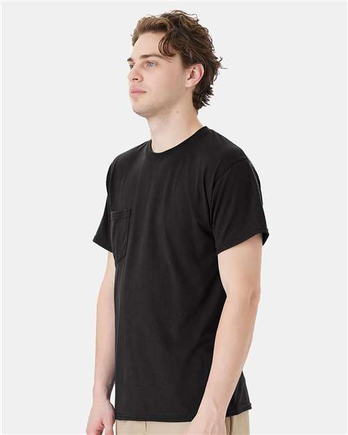 Unisex Workwear Pocket T-Shirt - Image 4
