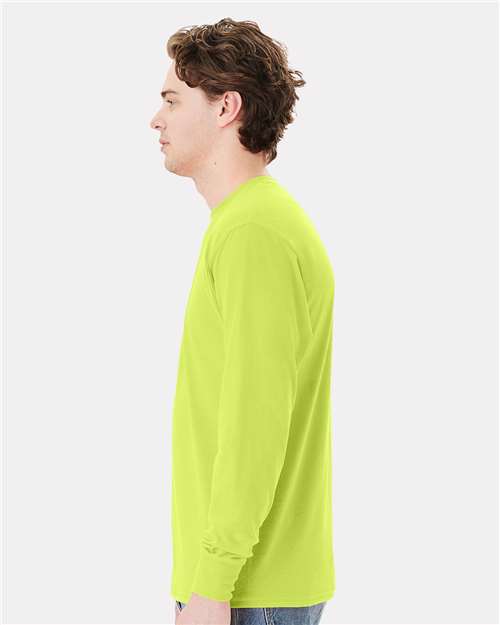 Unisex Workwear Long Sleeve Pocket T-Shirt - Image 4