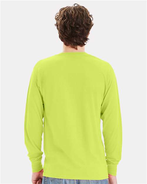 Unisex Workwear Long Sleeve Pocket T-Shirt - Image 5