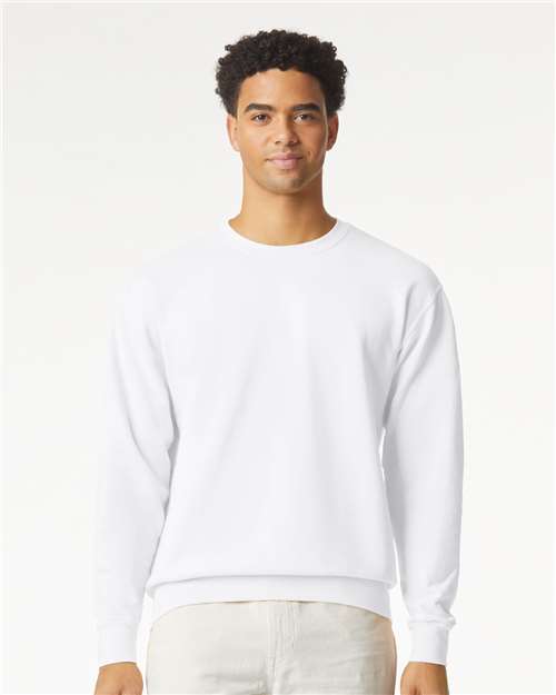 Unisex Garment-Dyed Lightweight Fleece Crewneck Sweatshirt - Image 3