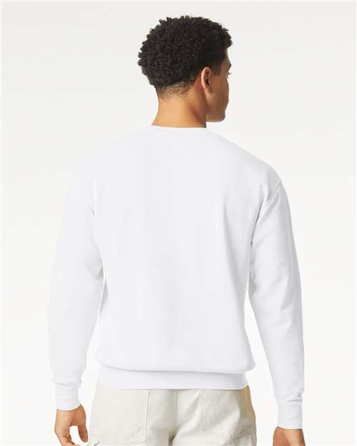Unisex Garment-Dyed Lightweight Fleece Crewneck Sweatshirt - Image 5