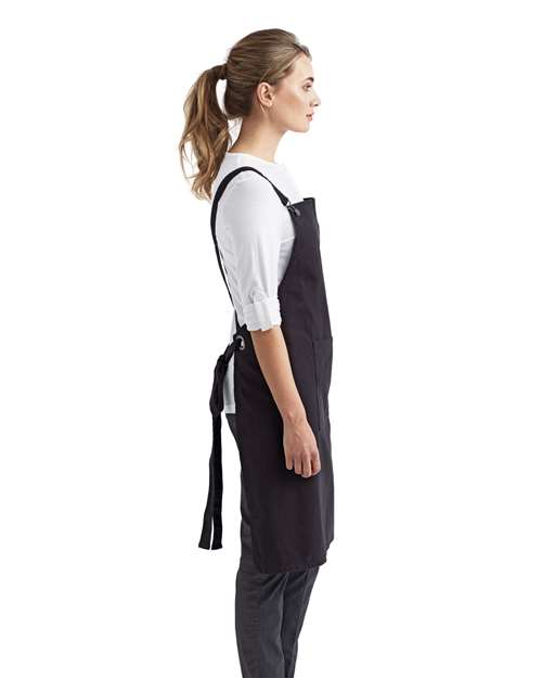 Cross Back Barista Bib Apron - Image 3