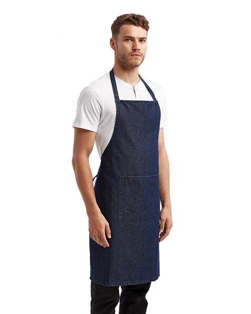 Recycled Pocket Bib Apron - Image 2