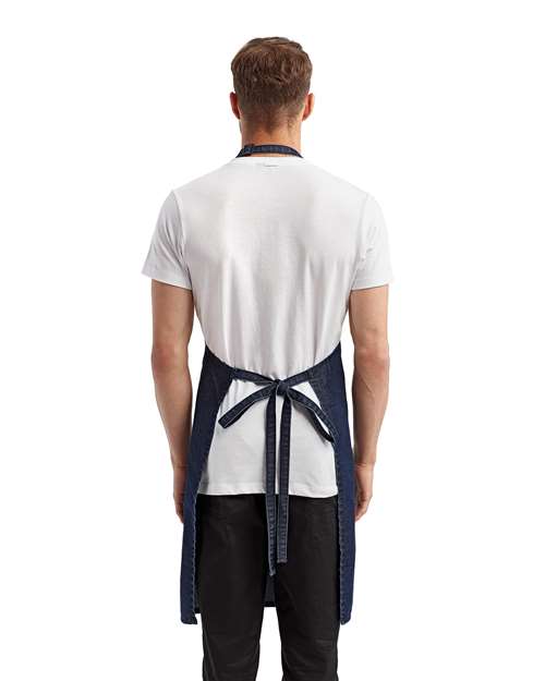 Recycled Pocket Bib Apron - Image 3