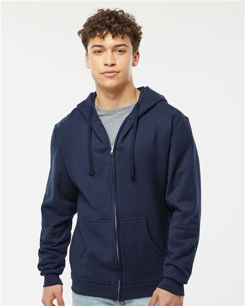 Unisex Full-Zip Hooded Sweatshirt - Image 3