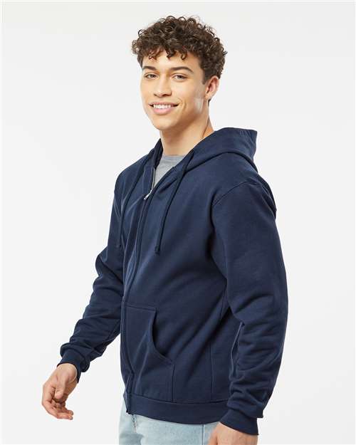 Unisex Full-Zip Hooded Sweatshirt - Image 4