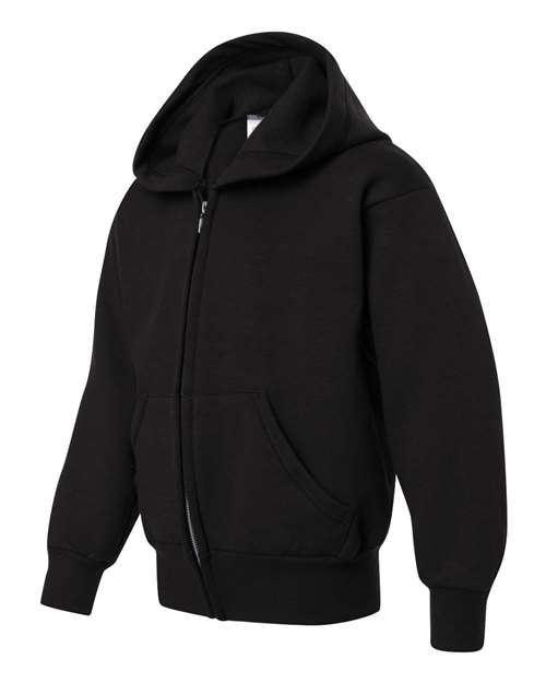 Youth EcoSmart® Full-Zip Hooded Sweatshirt - Image 2
