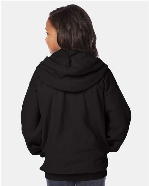 Youth EcoSmart® Full-Zip Hooded Sweatshirt - Image 6