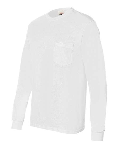 Men's Authentic Long Sleeve Pocket T-Shirt - Image 2