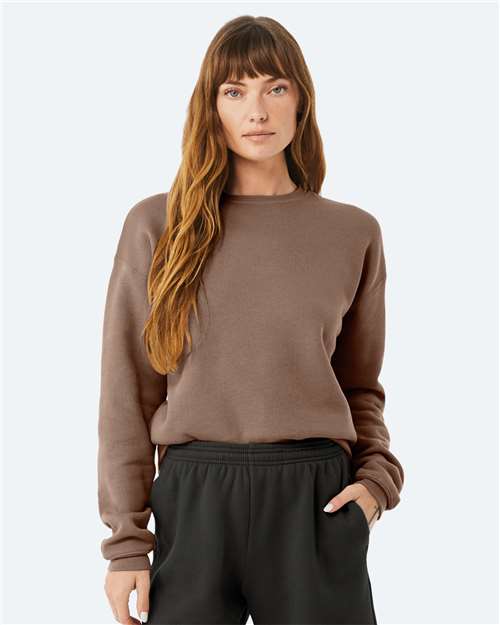 Unisex Sponge Fleece Drop Shoulder Crewneck Sweatshirt - Image 3