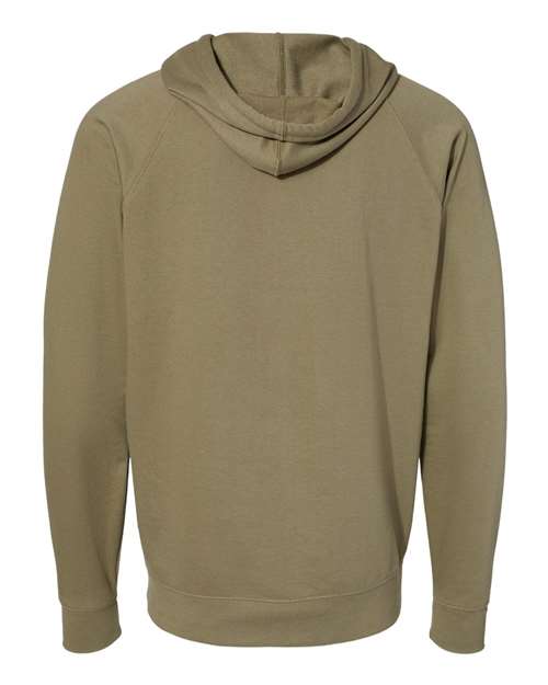 Unisex Icon Lightweight Loopback Terry Full-Zip Hooded Sweatshirt - Image 2