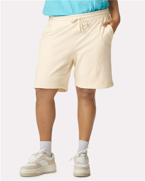 Unisex Garment-Dyed Lightweight Fleece Sweat Shorts - Image 3
