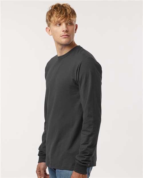 Unisex Fine Jersey Long Sleeve T-Shirt - Image 4
