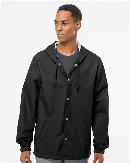 Men's Water-Resistant Hooded Windbreaker - Image 3