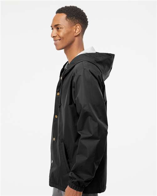 Men's Water-Resistant Hooded Windbreaker - Image 4