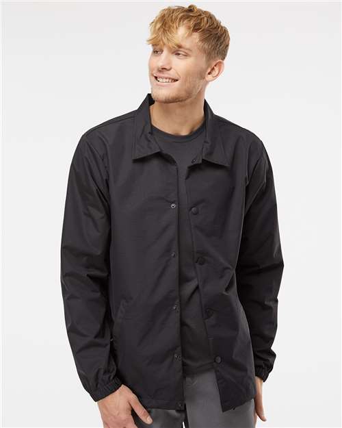 Men's Water-Resistant Windbreaker Coach’s Jacket - Image 3