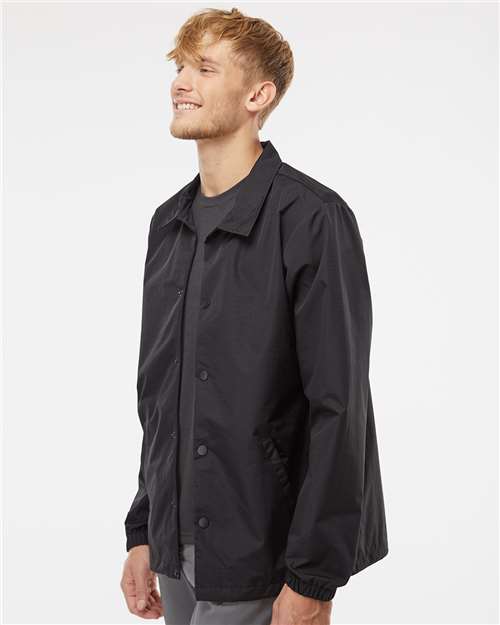 Men's Water-Resistant Windbreaker Coach’s Jacket - Image 4