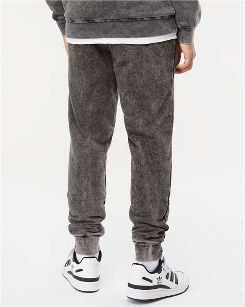 Unisex Mineral Wash Fleece Sweatpants - Image 5
