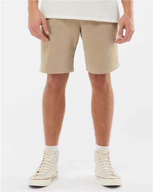 Unisex Pigment-Dyed Fleece Shorts - Image 3