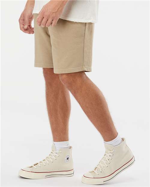Unisex Pigment-Dyed Fleece Shorts - Image 4