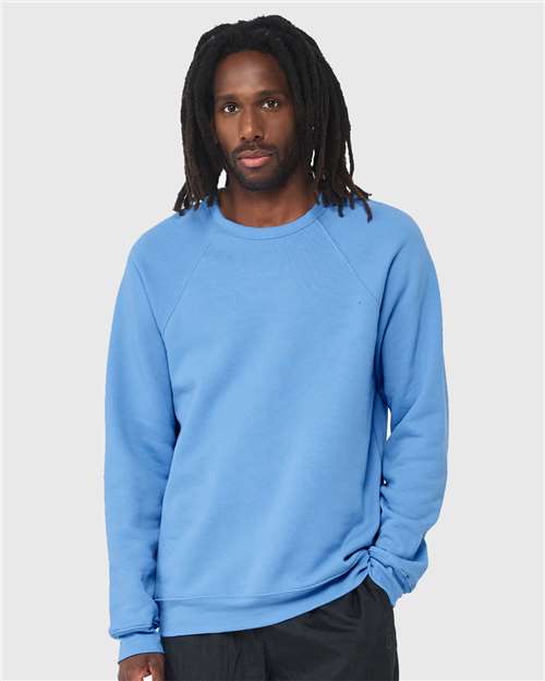Unisex Sponge Fleece Raglan Crewneck Sweatshirt - Image 3
