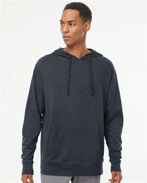 Unisex Lightweight Hooded Pullover T-Shirt - Image 4