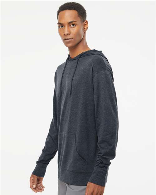 Unisex Lightweight Hooded Pullover T-Shirt - Image 5