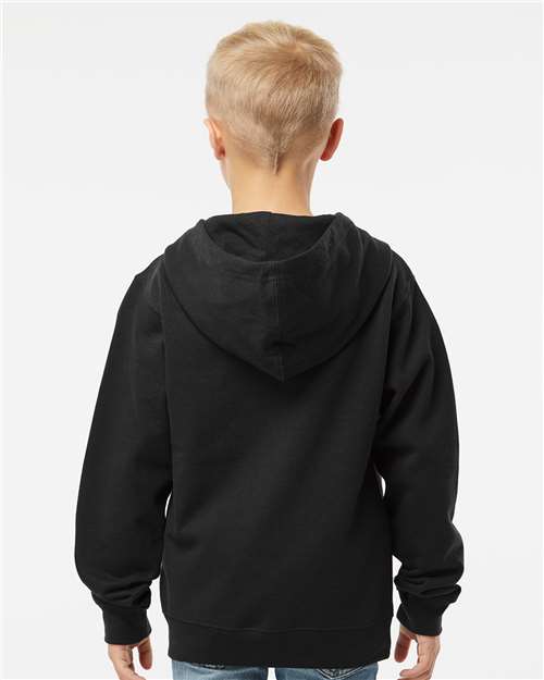 Youth Midweight Full-Zip Hooded Sweatshirt - Image 5