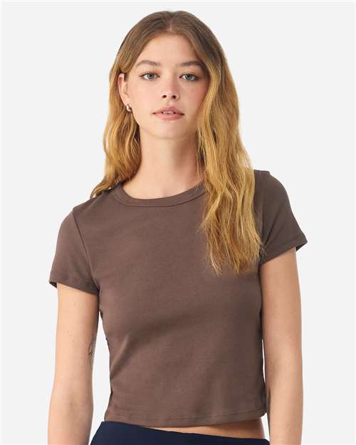 Women's Micro Rib Baby Tee - Image 3