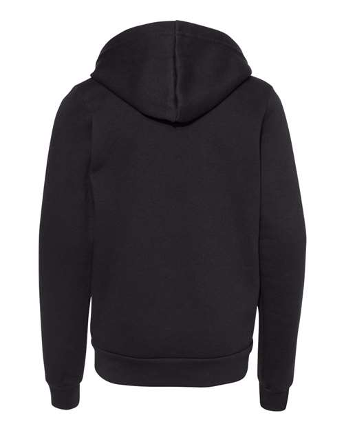 Youth Sponge Fleece Full-Zip Hoodie Sweatshirt - Image 2