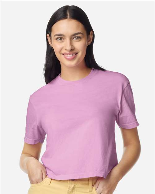 Women's Garment-Dyed Heavyweight Boxy T-Shirt - Image 3