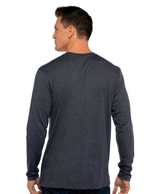 Men's Triblend Long Sleeve T-Shirt - Image 4