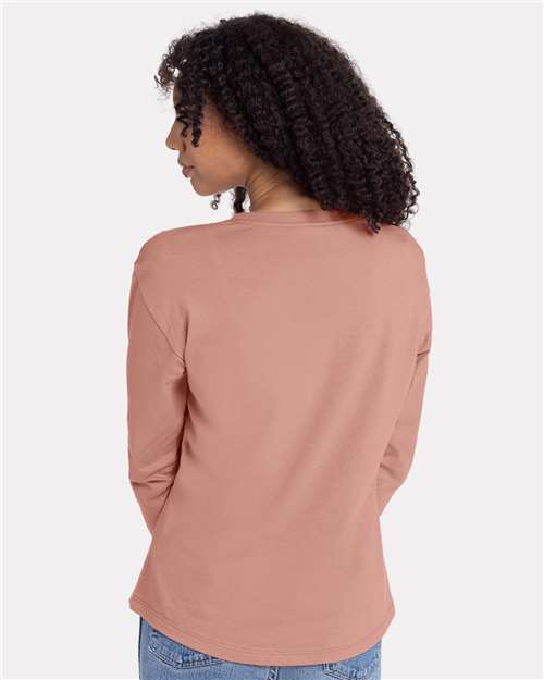 Women's Cotton Relaxed Long Sleeve T-Shirt - Image 5