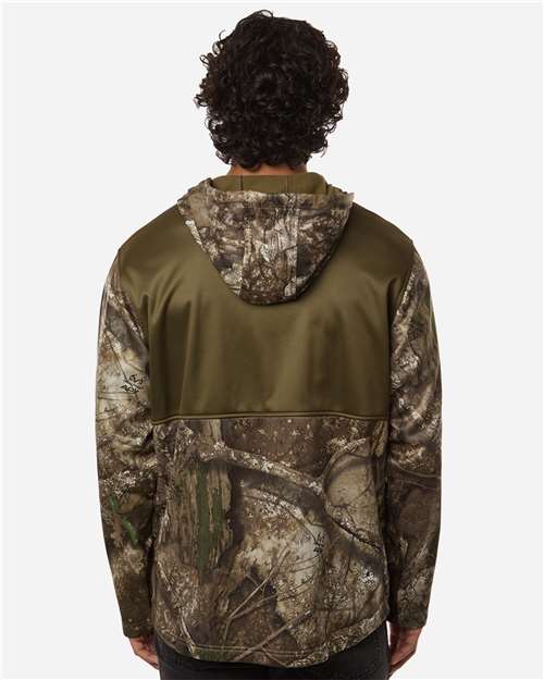 Unisex Realtree® Performance Colorblocked Full-Zip Hooded Sweatshirt - Image 5
