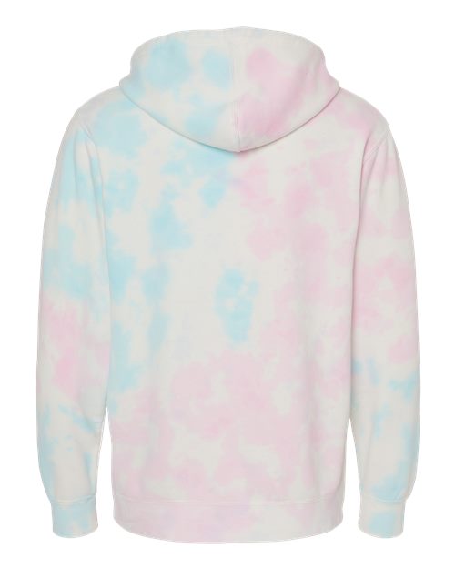 Unisex Midweight Tie-Dyed Hooded Sweatshirt - Image 2
