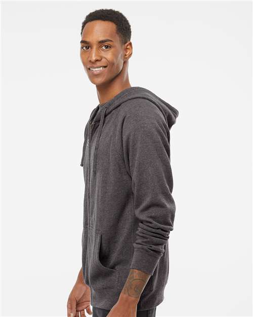 Unisex Special Blend Raglan Full-Zip Hooded Sweatshirt - Image 4