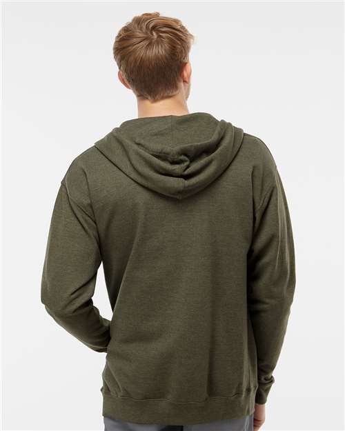 Unisex Midweight Full-Zip Hooded Sweatshirt - Image 5