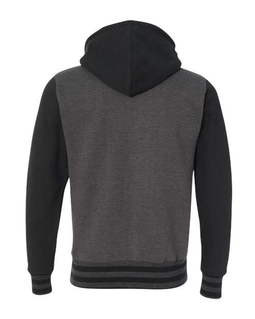 Unisex Heavyweight Varsity Full-Zip Hooded Sweatshirt - Image 2