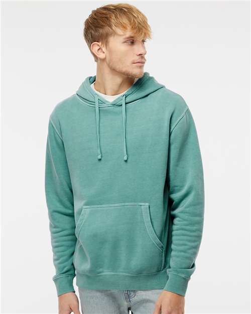 Unisex Midweight Pigment-Dyed Hooded Sweatshirt - Image 3