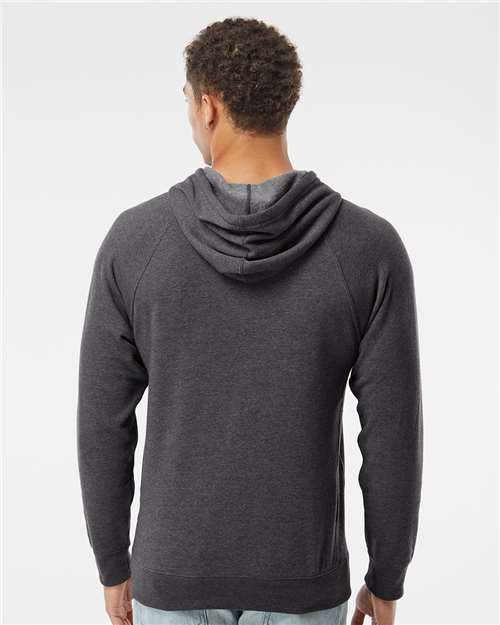 Unisex Special Blend Raglan Hooded Sweatshirt - Image 5