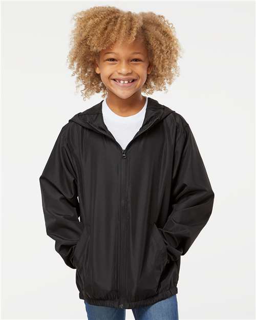 Youth Lightweight Windbreaker Full-Zip Jacket - Image 3