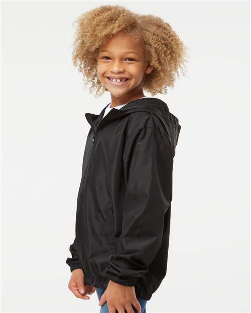Youth Lightweight Windbreaker Full-Zip Jacket - Image 4