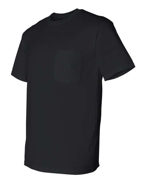 Unisex DryBlend® Pocket T-Shirt - Image 2